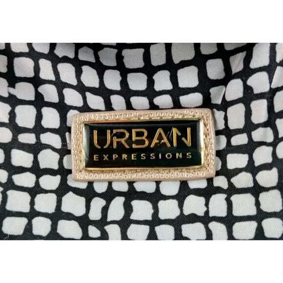 Wristlet by Urban Expression Gold Three-Way Clutch Certified Vegan Evening or Da - Picture 7 of 15